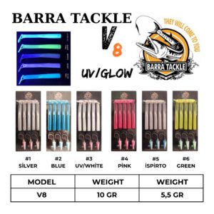 Barra Tackle V8 Silikon Yem 10cm 5,5gr